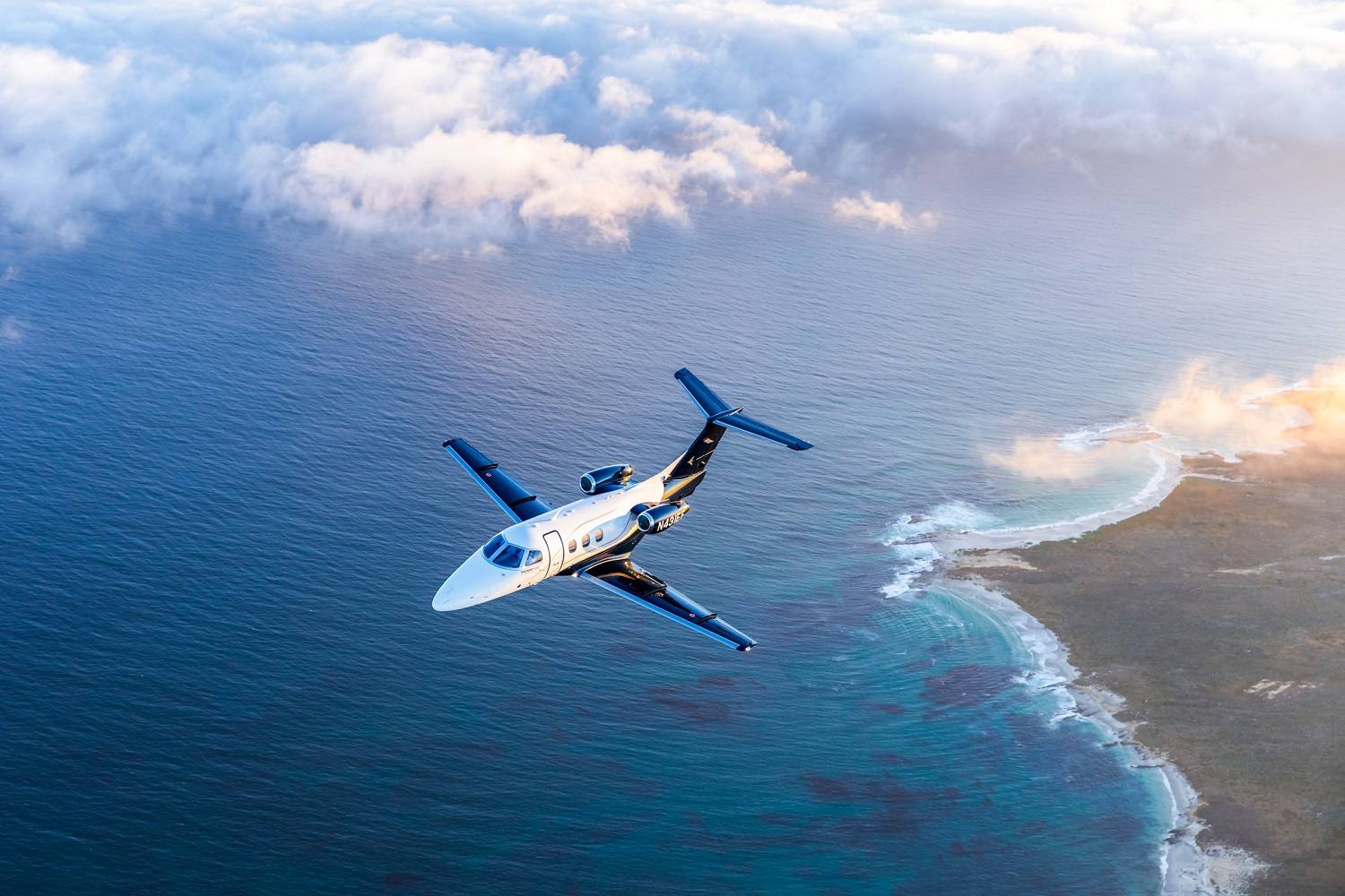 Phenom 100EX, jato comercial da Embraer (Foto: Divulgação)