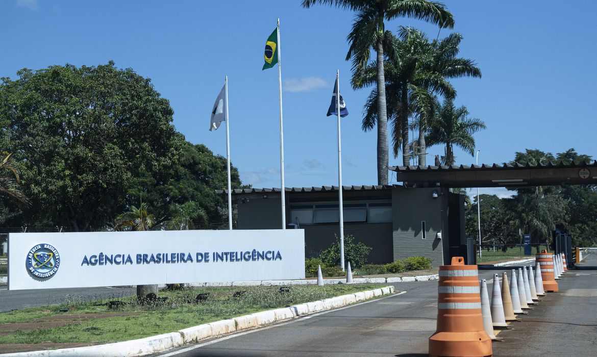 Entrada da Abin (Agência Brasileira de Investigação) em Brasília (Foto: Agência Brasil)