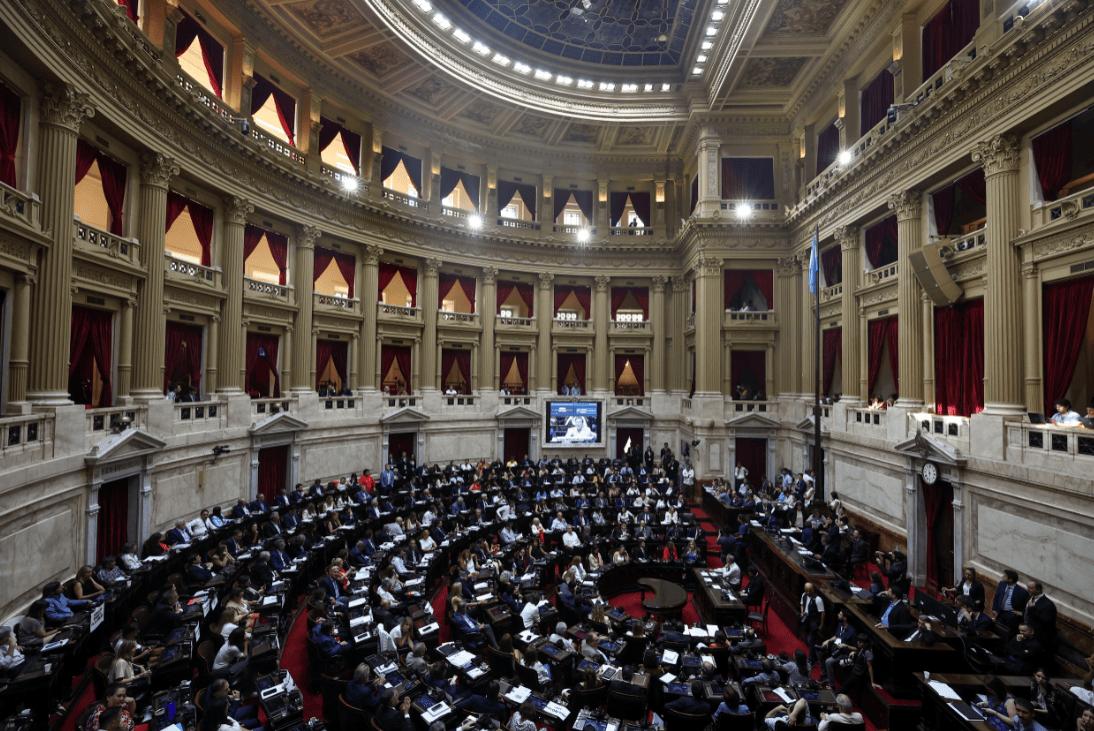Congresso da Argentina - 02/02/2024 (Foto: REUTERS/Agustin Marcarian)