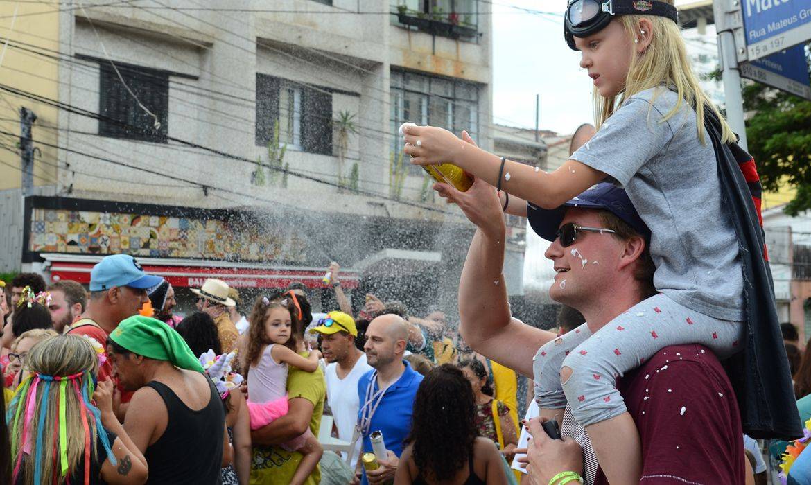 Carnaval de rua em São Paulo (Foto: Rovena Rosa/Agência Brasil)
