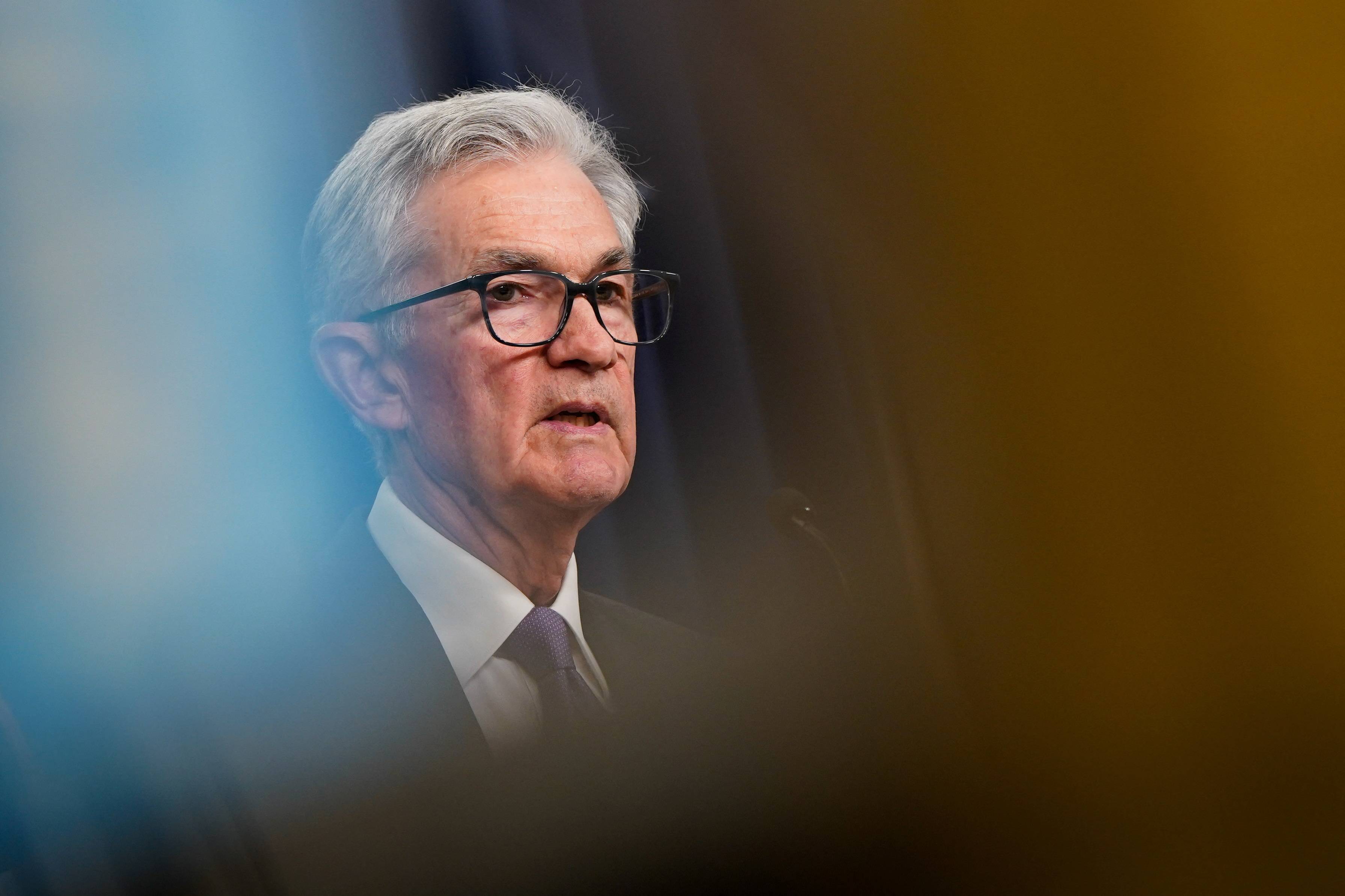 Chair do Fed, Jerome Powell 
20/03/2024. REUTERS/Elizabeth Frantz/File Photo