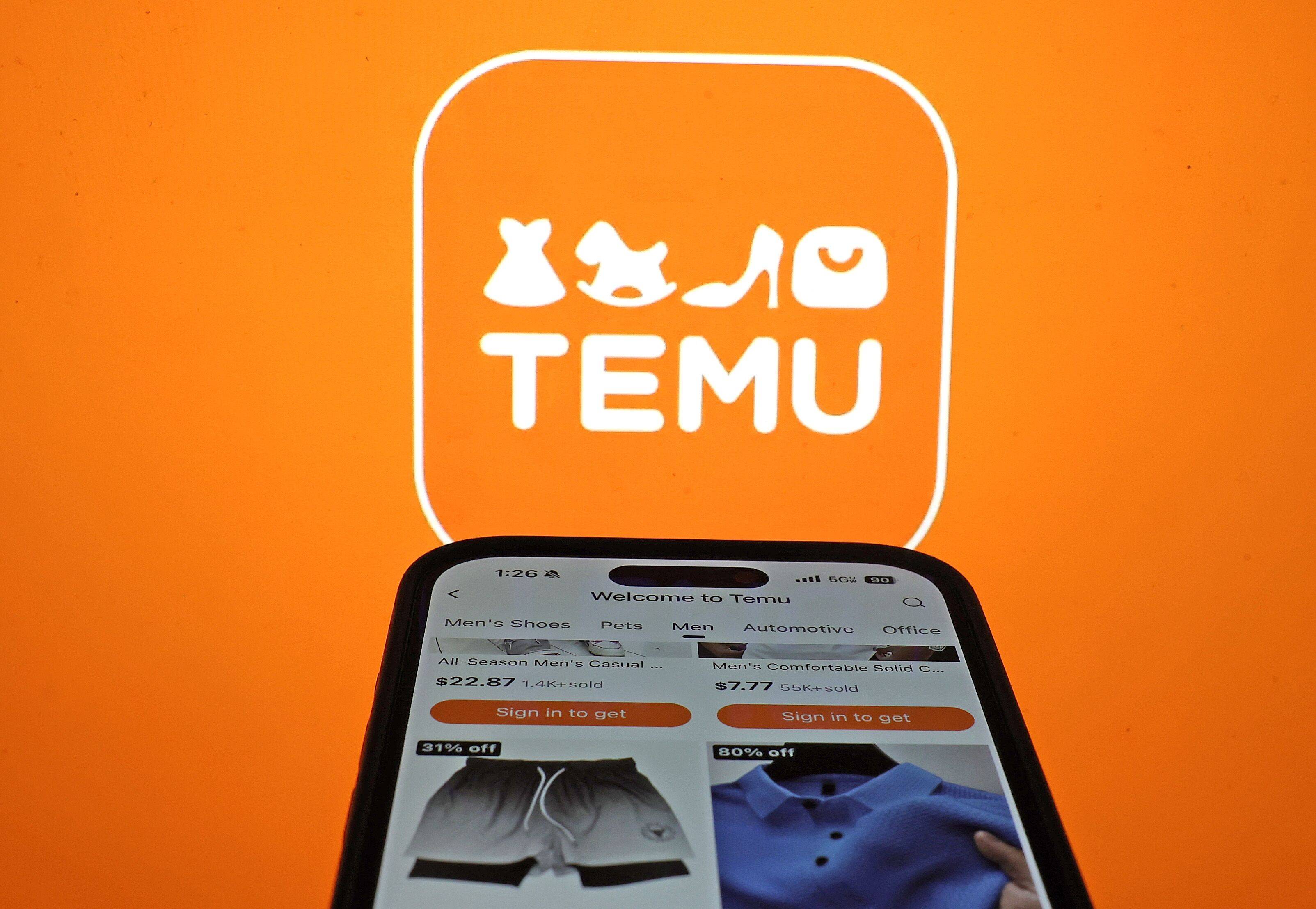 Temu, aplicativo do mercado online chinês, que está chegando ao Brasil (Bloomberg)