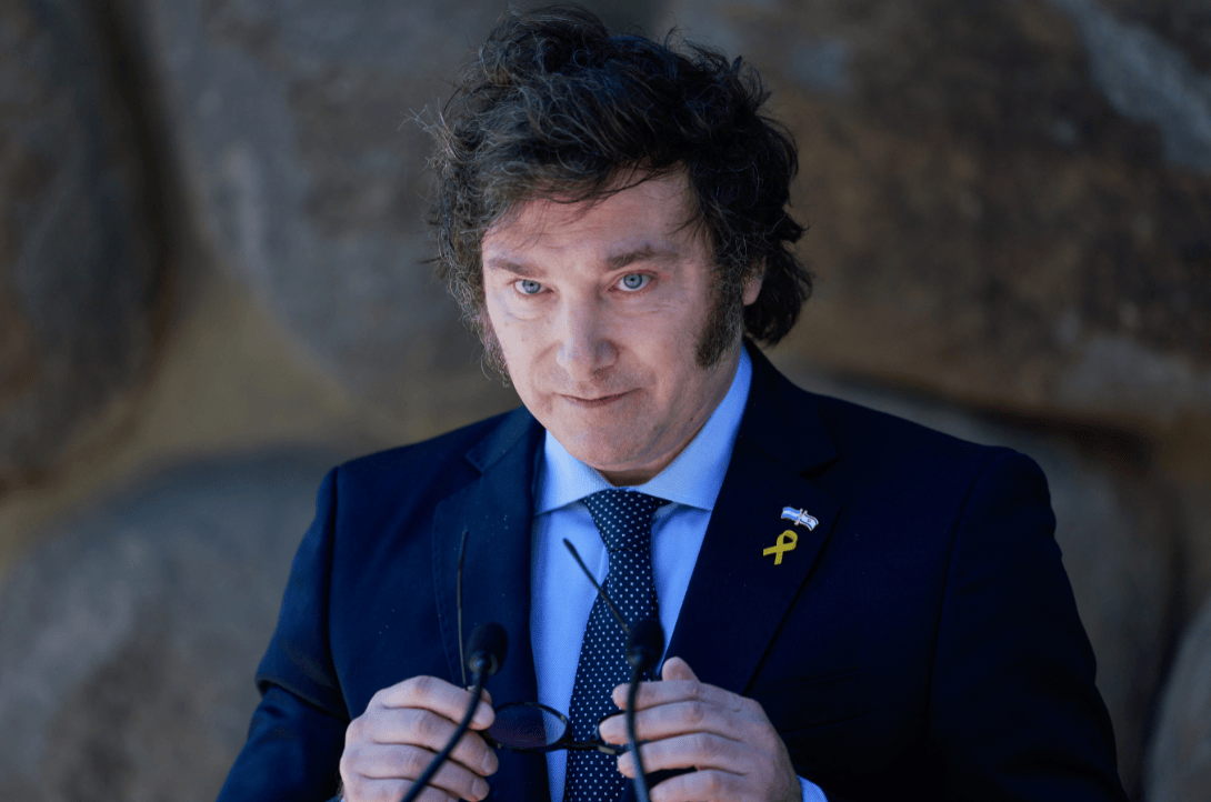 O presidente argentino, Javier Milei (Foto: Ammar Awad/Reuters)