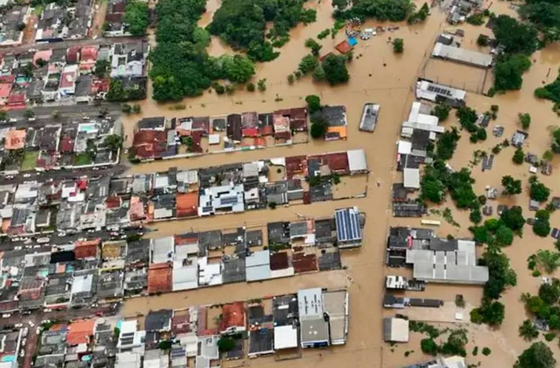 Acre vem sendo atingido por fortes chuvas (Foto: Pedro Devani/Secom)