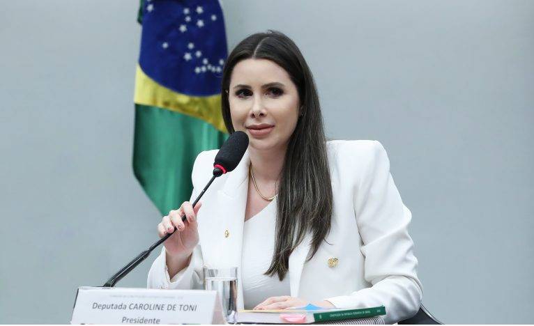 A deputada federal Caroline de Toni (PL-SC), presidente da CCJ da Câmara (Foto: Agência Câmara)