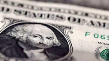 Notas de dólar em foto de ilustração
