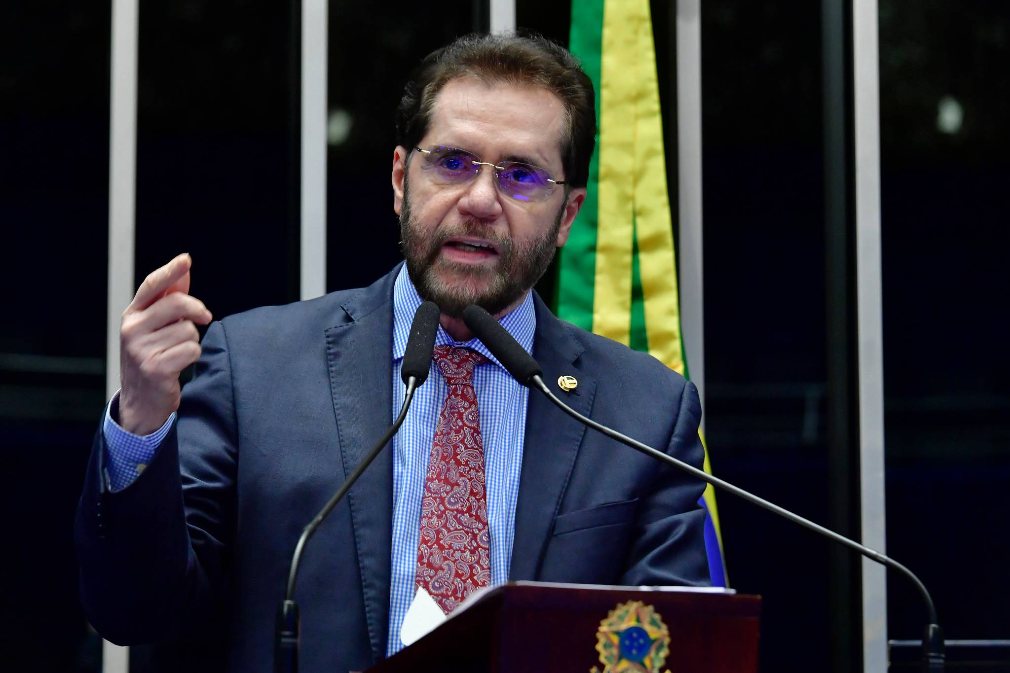 Senador Plínio Valério (PSDB-AM) é relator da PEC da autonomia financeira do Banco Central (Foto: Waldemir Barreto/Agência Senado)