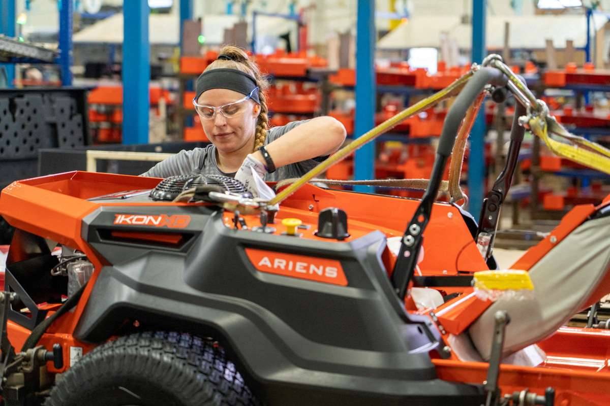 Fábrica em Wisconsin, nos EUA - 03/04/2024 (Foto: Ariens Co./Divulgação via Reuters)