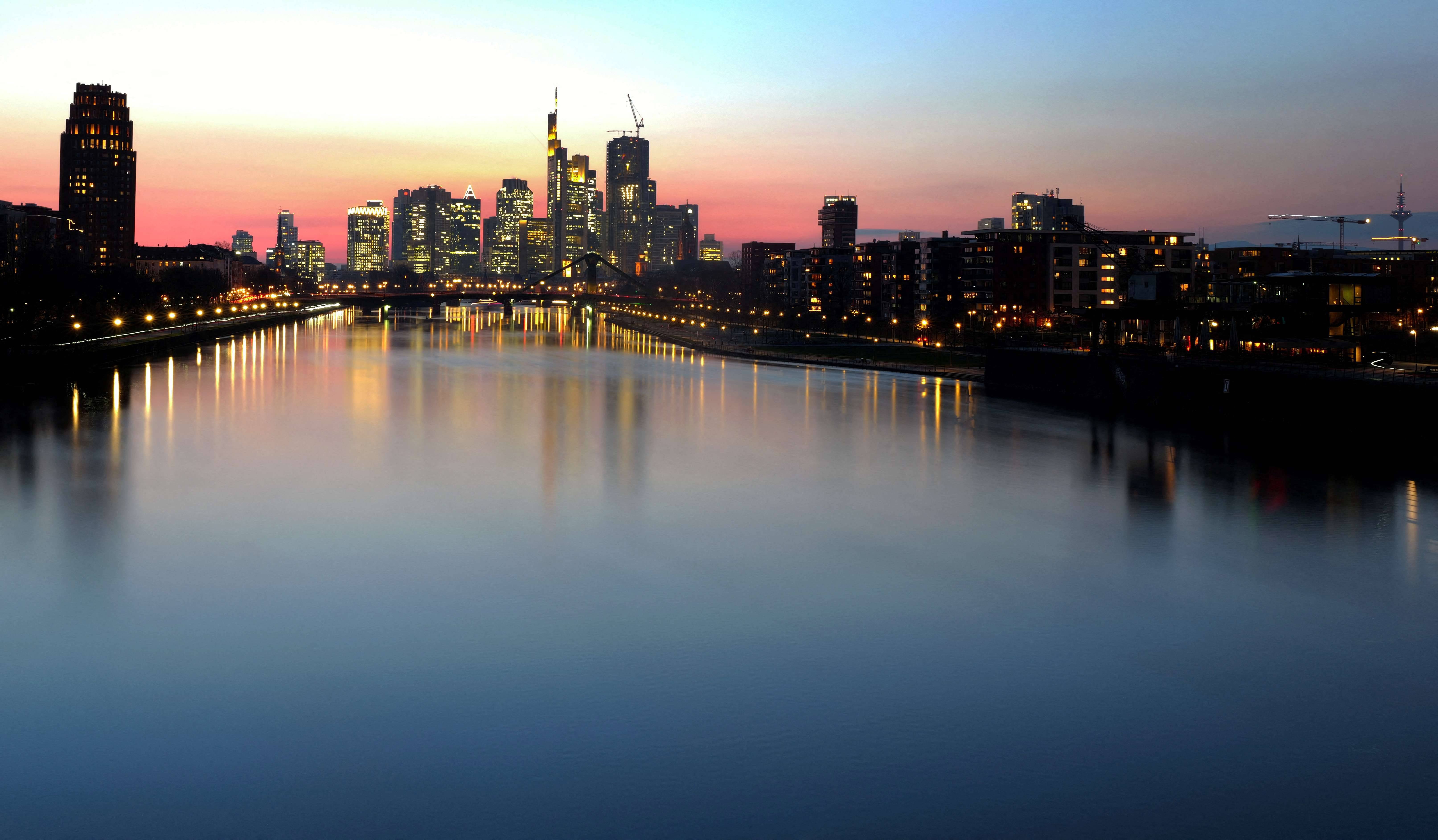 Vista de Frankfurt, Alemanha 27/02/2024. REUTERS/Kai Pfaffenbach/File Photo