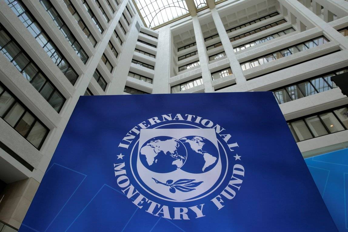 Logo do FMI, em Washington, EUA 21/04/2017 REUTERS/Yuri Gripas