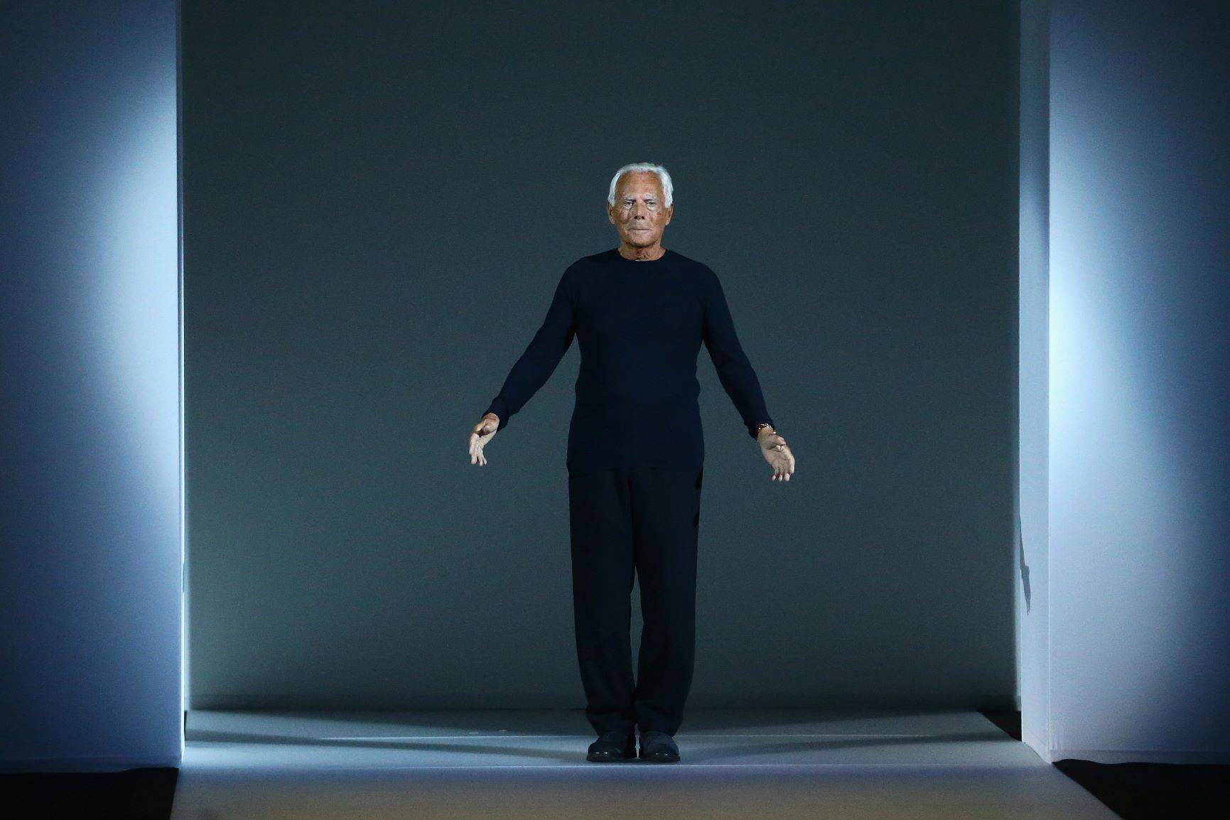 Giorgio Armani Photographer: Vittorio Zunino Celotto/Getty Images/Bloomberg