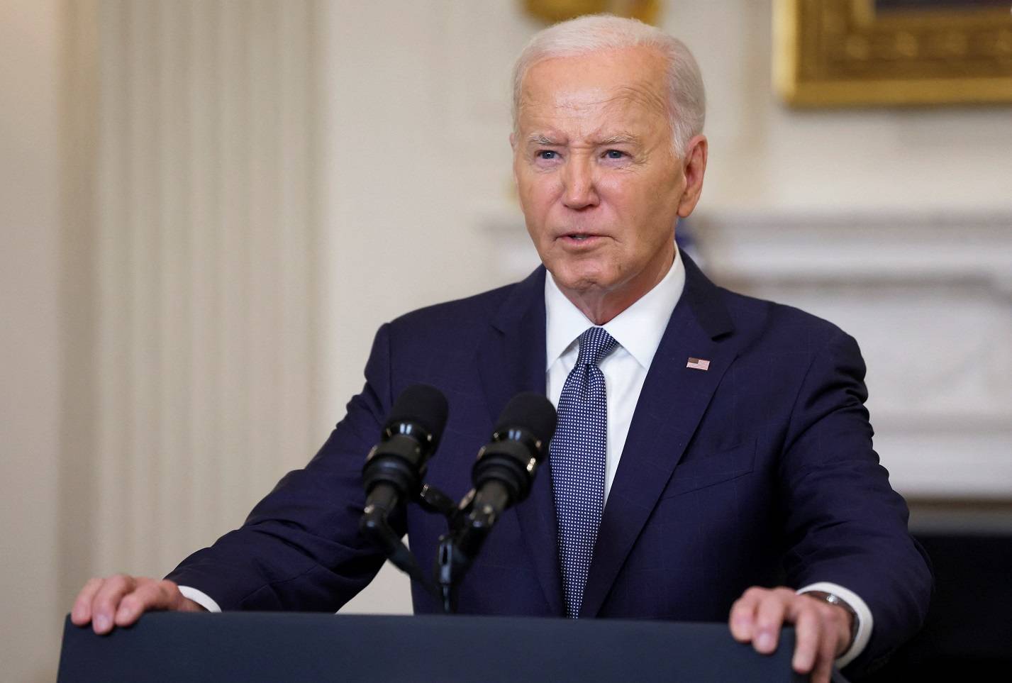 Presidente dos EUA, Joe Biden, faz pronunciamento na Casa Branca, em Washington
31/05/2024
REUTERS/Evelyn Hockstein