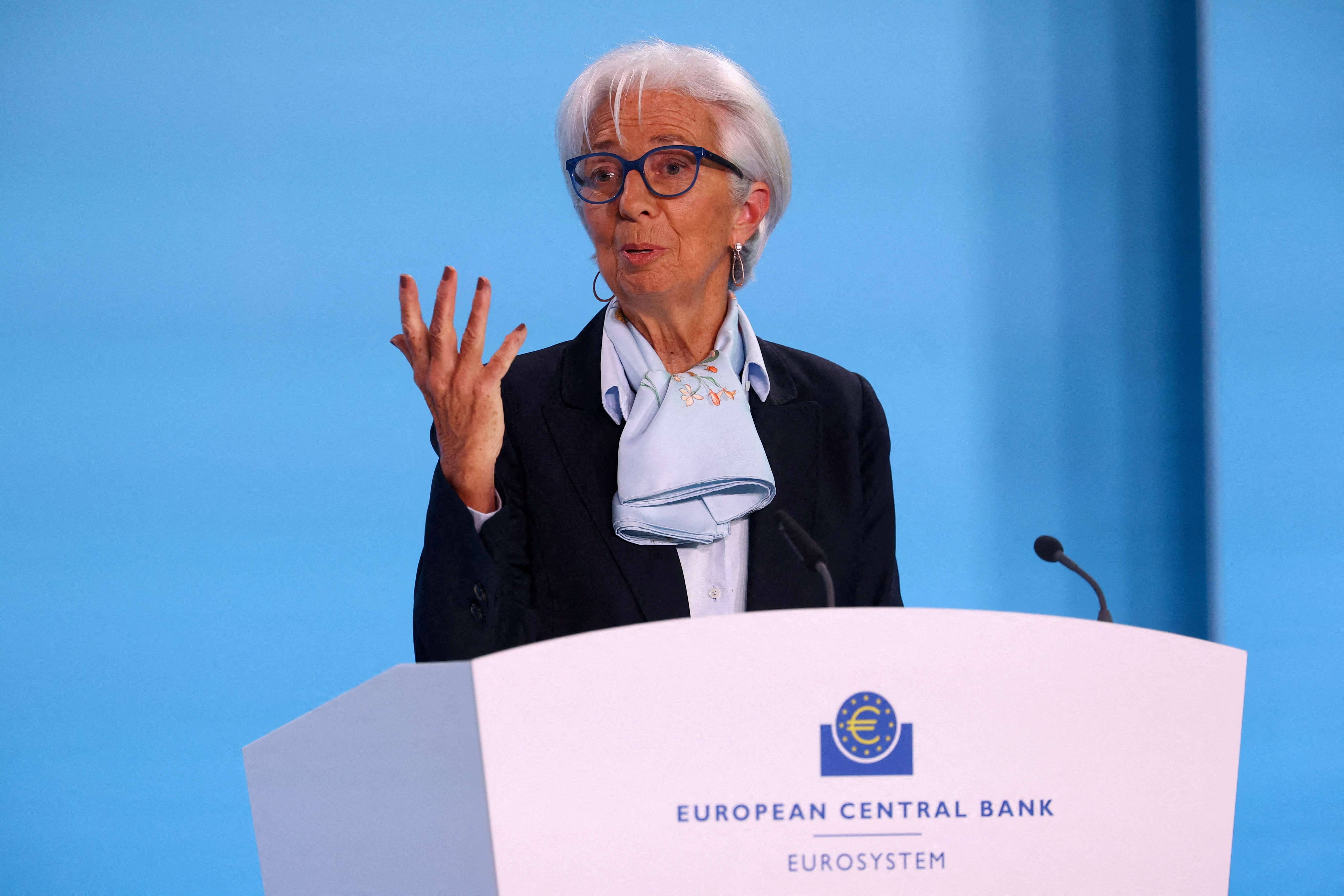 A presidente do BCE, Christine Lagarde - 11/04/2024 (Foto: Kai Pfaffenbach/Reuters)
