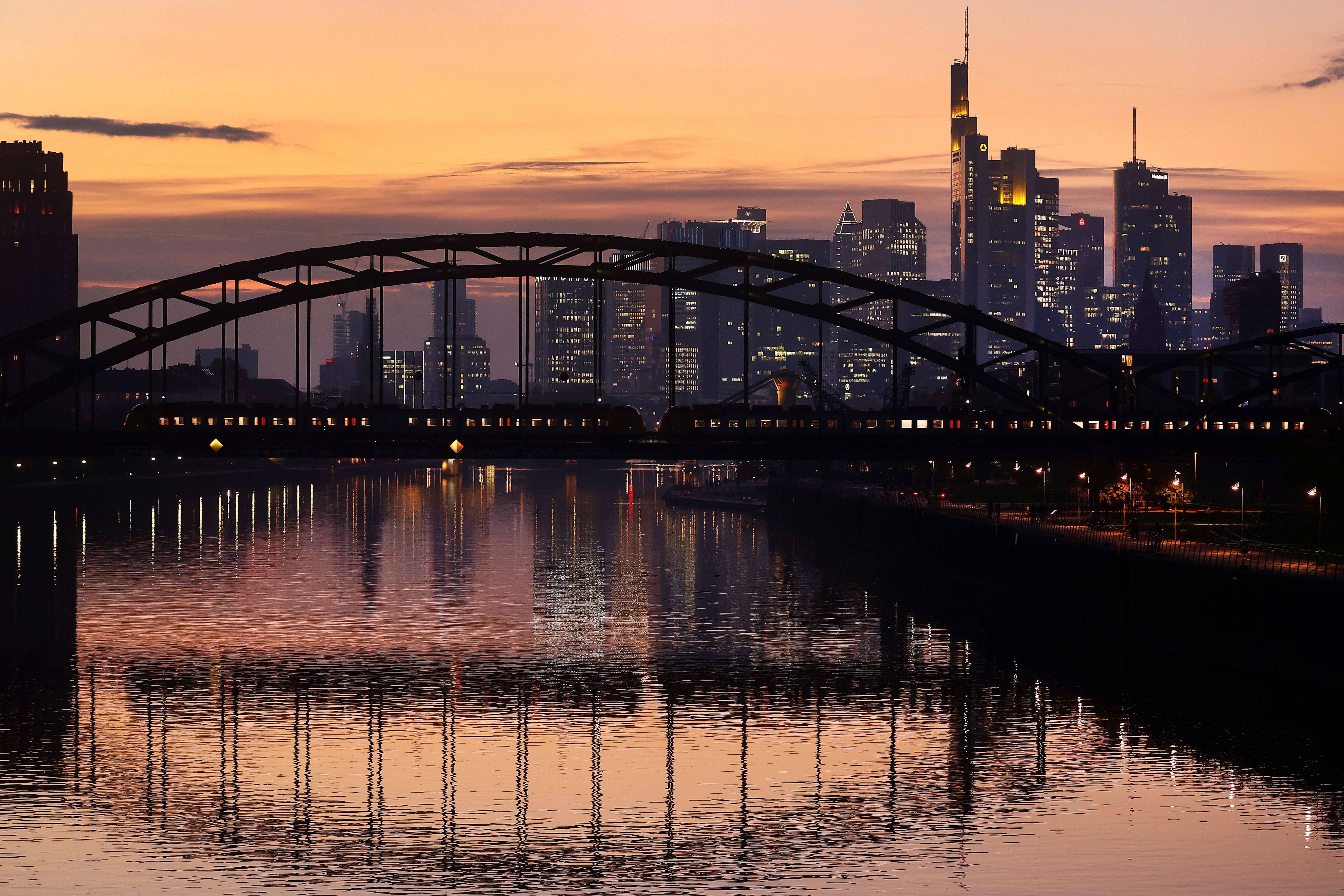 Vista de Frankfurt, na Alemanha (Foto: Kai Pfaffenbach/Reuters)