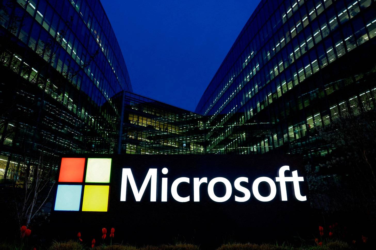 Logo da Microsoft- 
25/3/2024  (Foto: REUTERS/Gonzalo Fuentes)