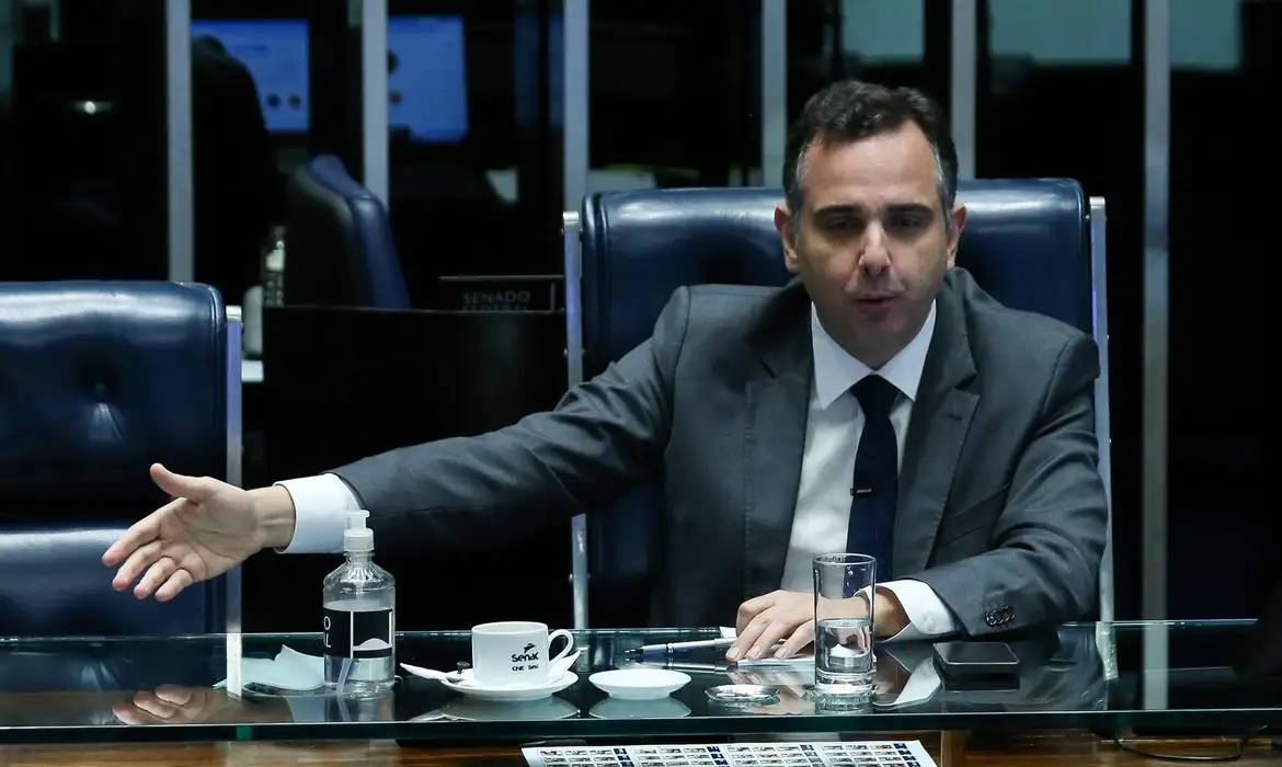 Rodrigo Pacheco, presidente do Senado (Foto: Lula Marques/Agência Brasil)