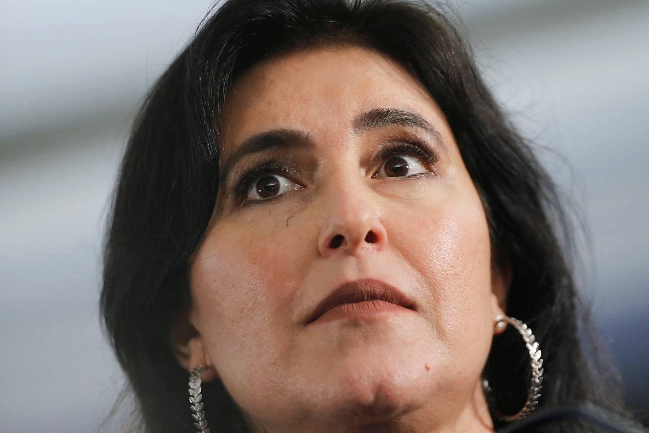 A senadora Simone Tebet, atual ministra do Planejamento, participa de reunião em Brasília
08/12/2021
REUTERS/Adriano Machado