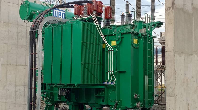 Transformador elétrico da WEG (Divulgação/WEG)