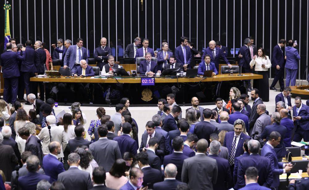 O plenário da Câmara dos Deputados durante sessão deliberativa (Foto: Marina Ramos/Câmara dos Deputados)