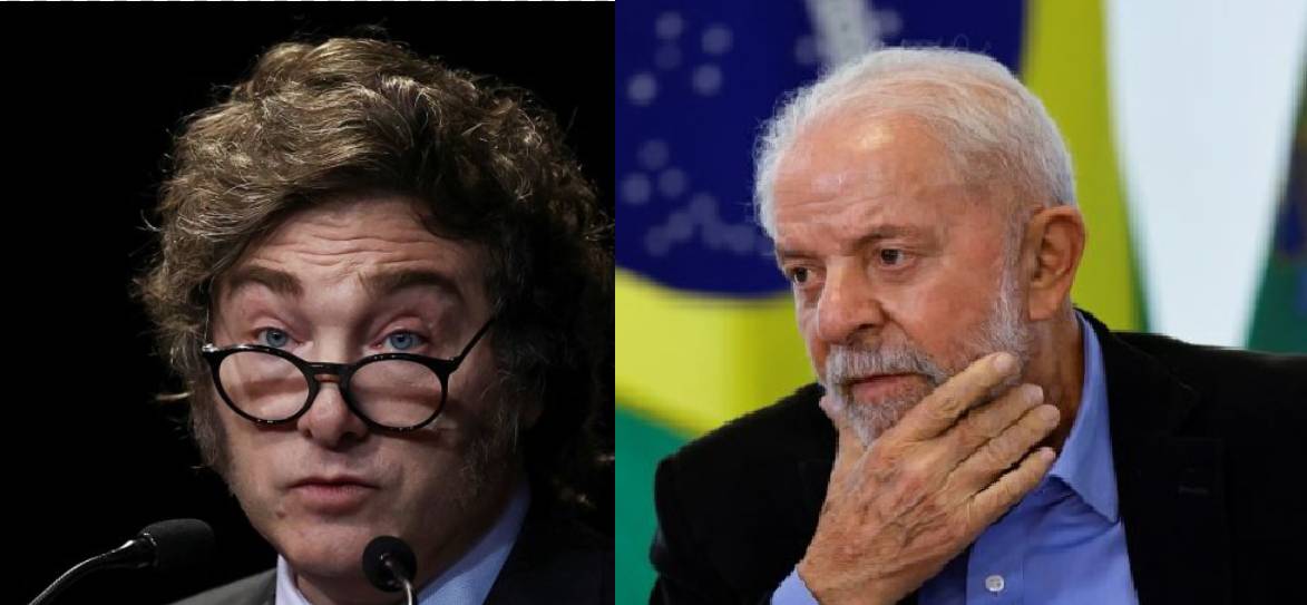 Javier Milei e Lula (Reuters)
