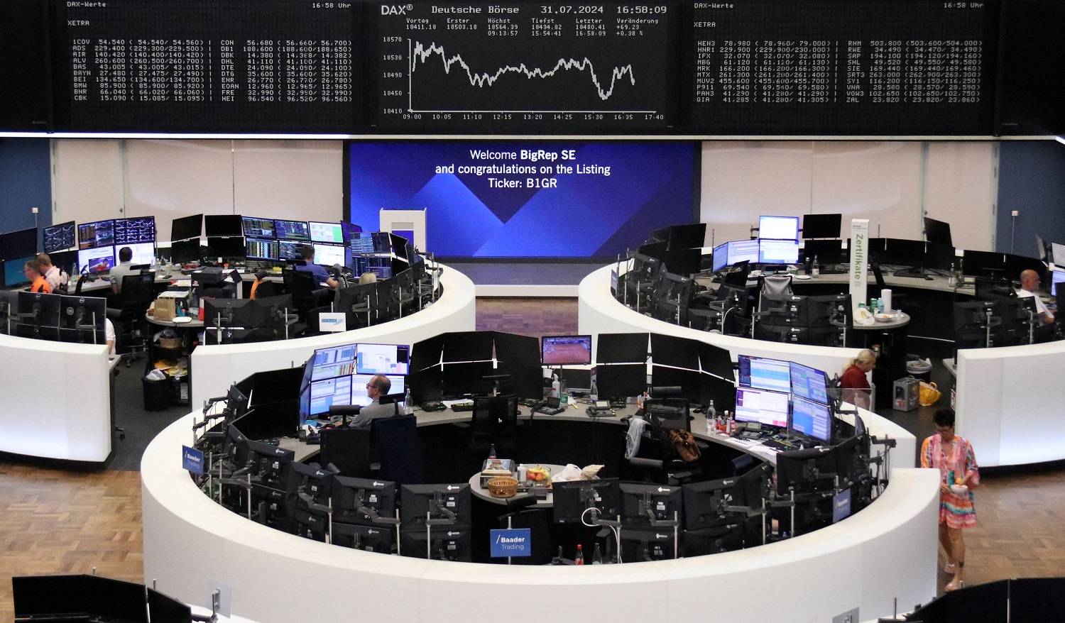 Bolsa de Frankfurt
31/07/2024.     REUTERS/Staff/File Photo