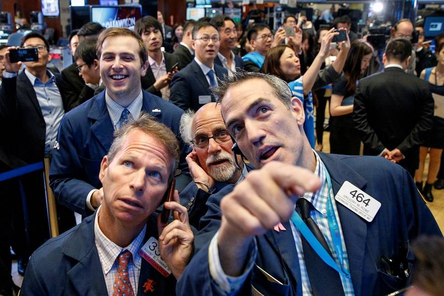 Traders operam na Bolsa de Nova York, EUA
19/09/2018
REUTERS/Brendan McDermid