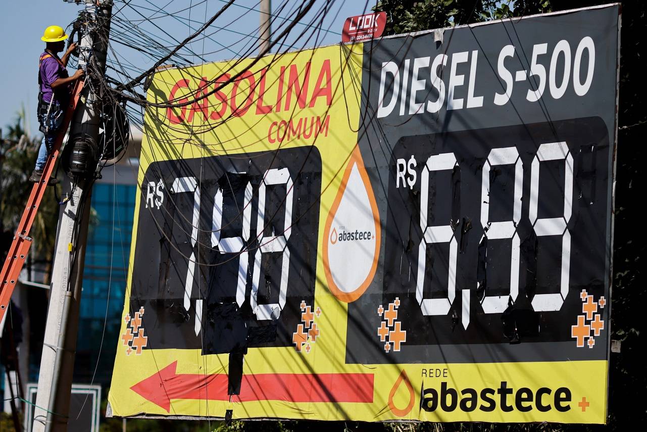 Placas de preços de combustíveis em 2022
17/06/2022
REUTERS/Ueslei Marcelino