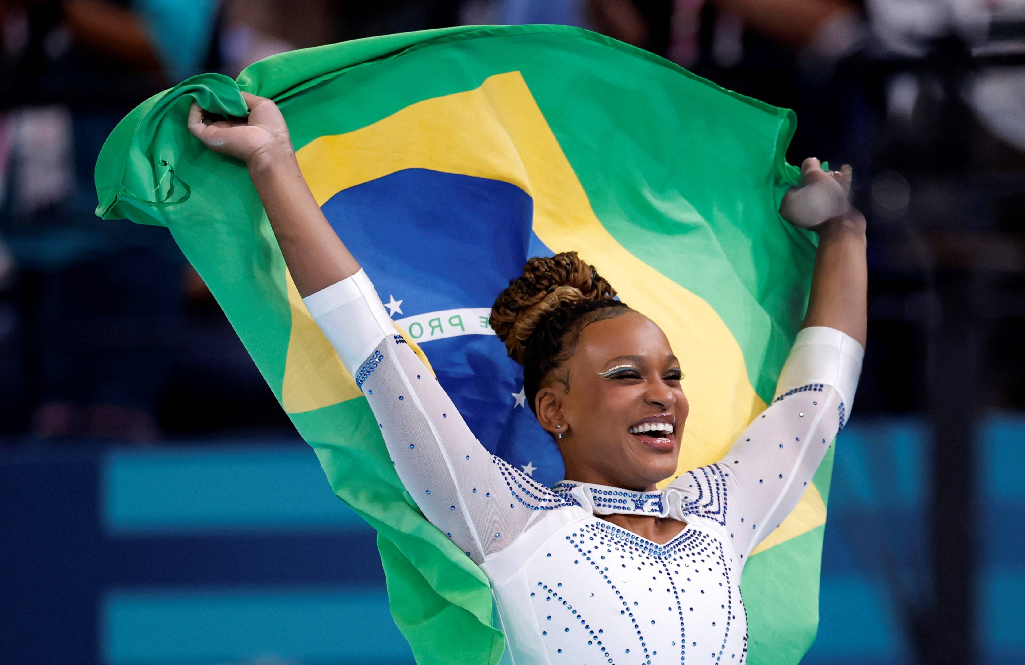 Rebeca Andrade faz história e conquista sua quarta medalha olímpica (Foto: REUTERS/Amanda Perobelli)