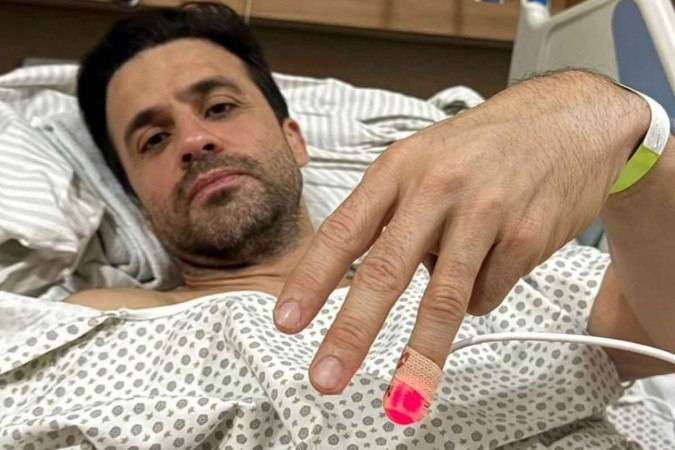 Pablo Marçal está internado, com suspeita de fratura, após agressão por Datena (Foto: Reprodução do Instagram/@pablomarcalporsp)