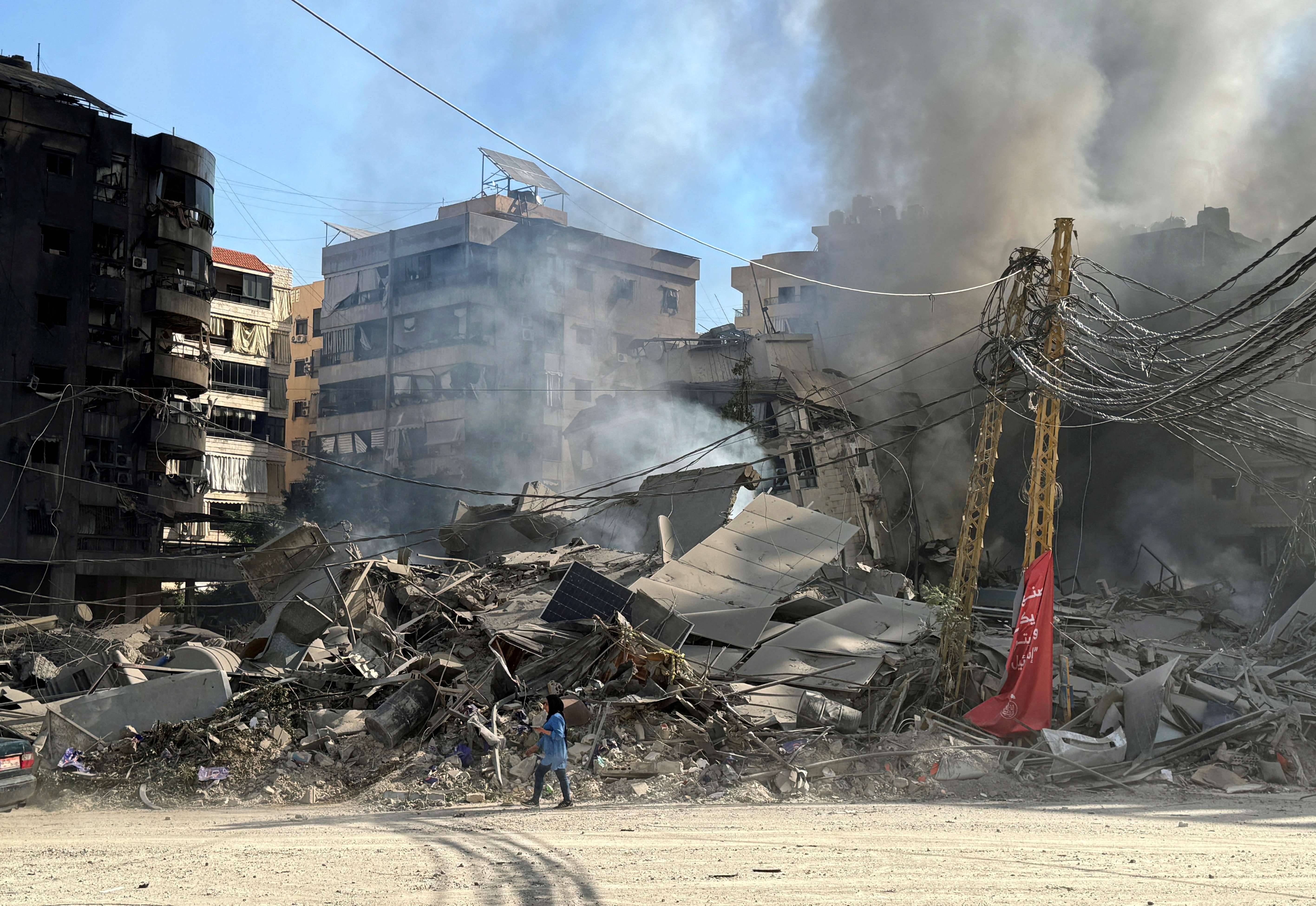 Local atacado em Beirute - 03/10/2024 (Foto: Mohamed Azakir/Reuters)