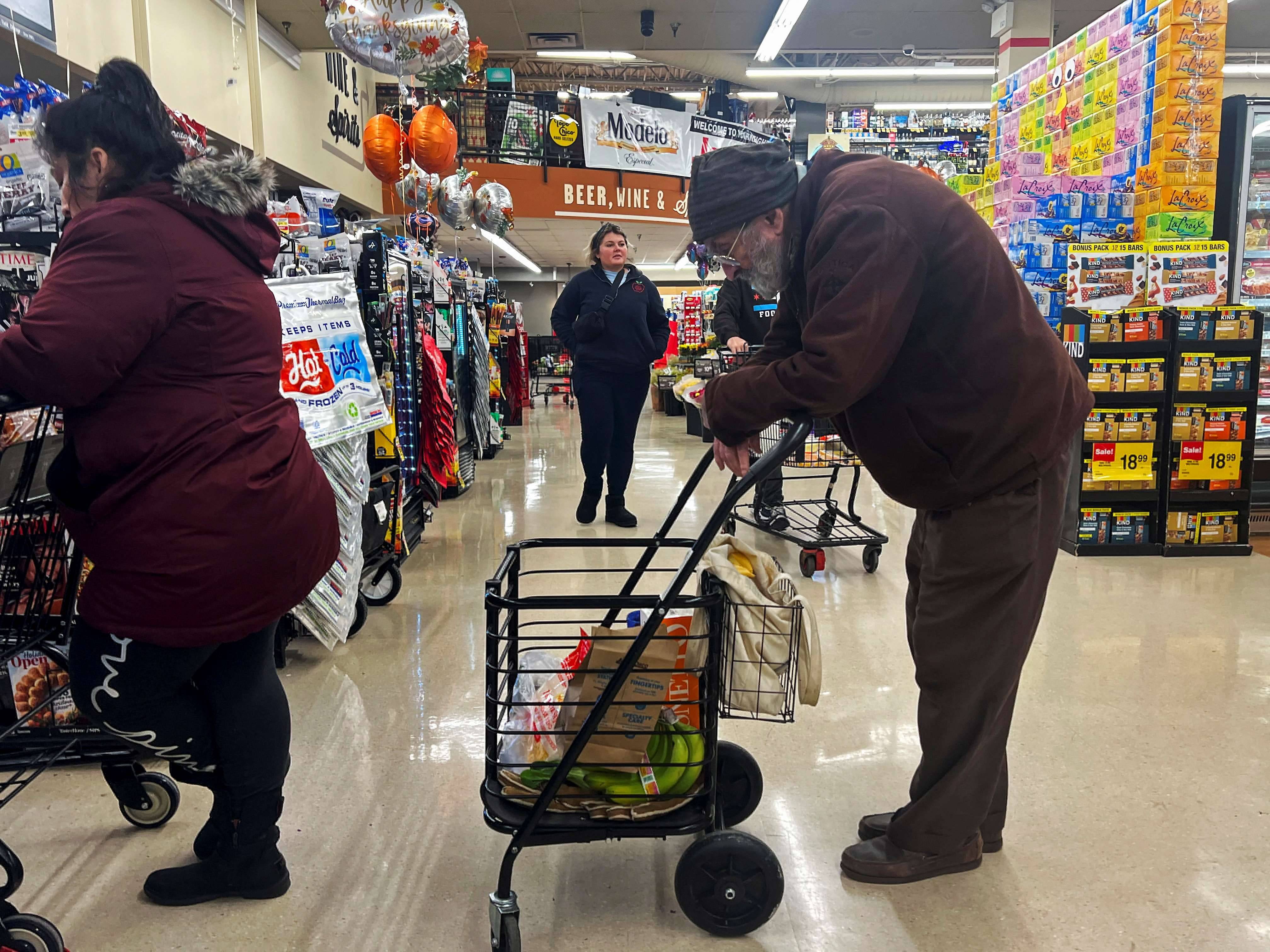 Supermercado em Chicago, nos EUA (Foto: REUTERS/Jim Vondruska)