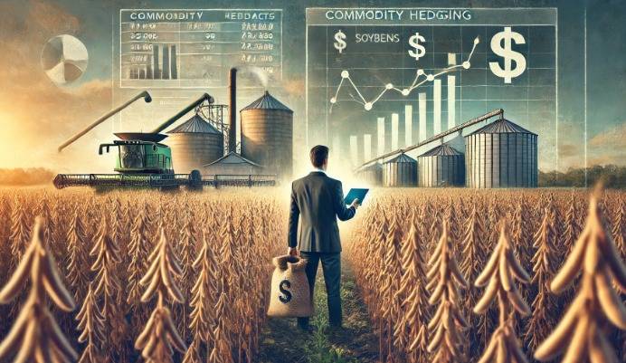 Hedge com commodities - Soja CME Group (Imagem: ChatGPT)