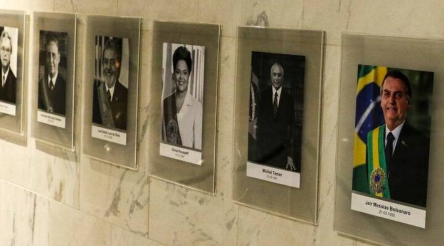 Galeria de ex-presidentes da República (Foto: Reprodução)