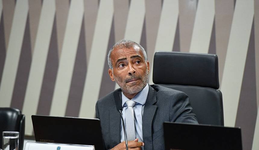 Romário (PL-RJ), relator da CPI das Apostas no Senado (Foto: Roque de Sá/Agência Senado)