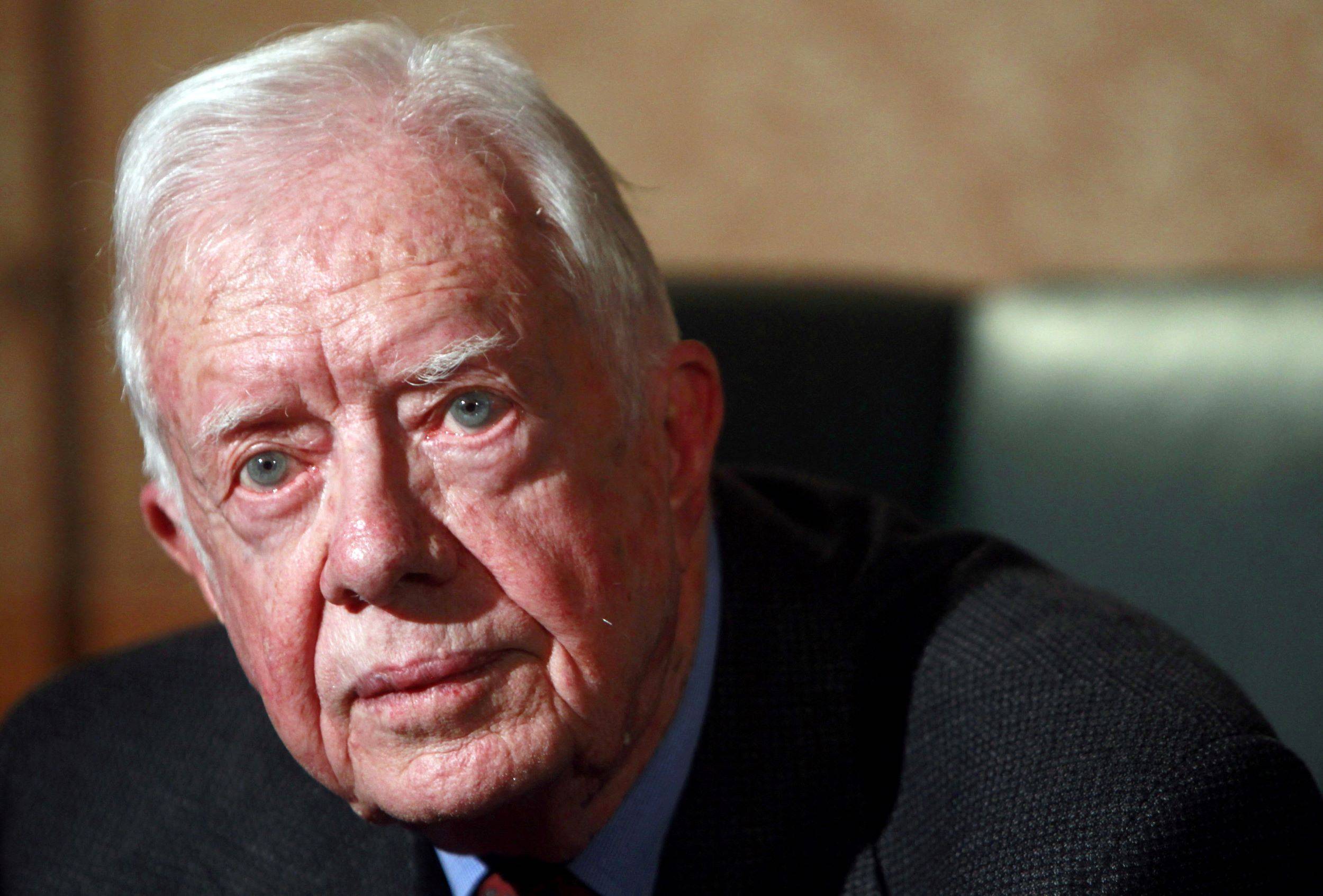 O ex-presidente dos EUA Jimmy Carter em entrevista à Reuters no Cairo em 12 de janeiro de 2012. Foto: REUTERS/Amr Abdallah Dalsh