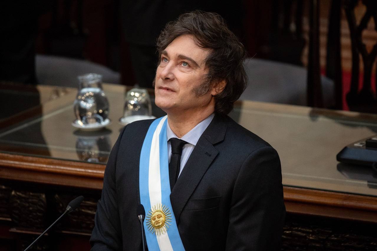 Javier Milei (Tomas F. Cuesta/Bloomberg)