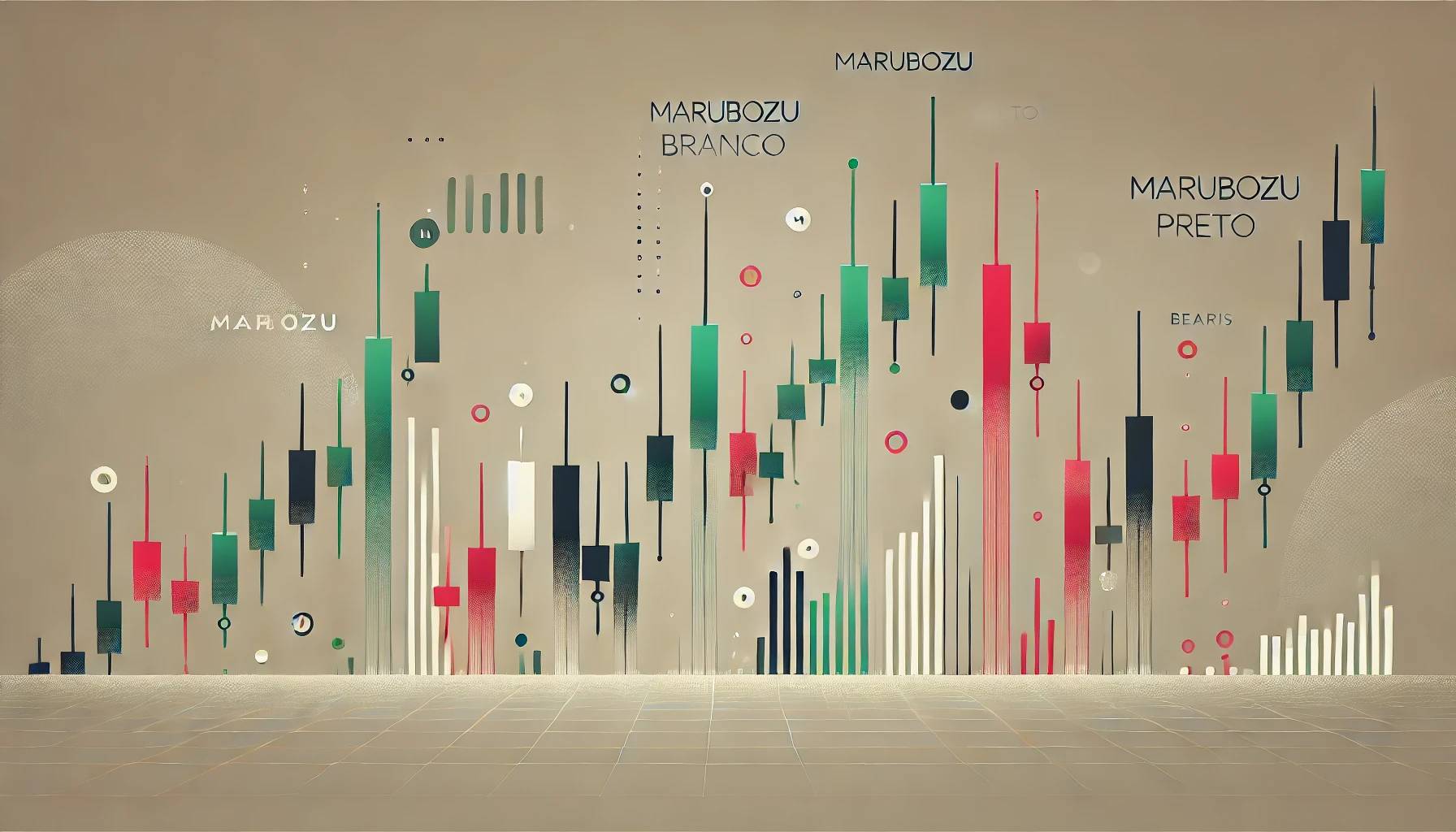 Padrões de candlestick: Marubozu (Imagem: ChatGPT)