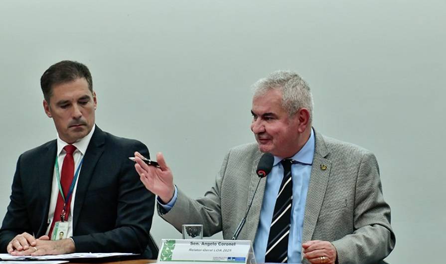 O relator-geral do Orçamento, senador Angelo Coronel (Foto: Waldemir Barreto/Agência Senado)