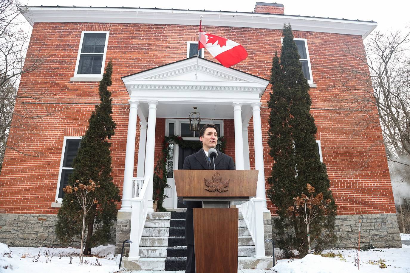 Premiê do Canadá, Justin Trudeau, faz pronunciamento em Ottawa
06/01/2025
REUTERS/Patrick Doyle
