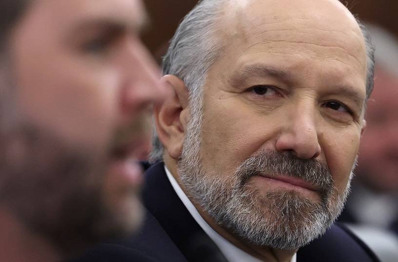 Vice-presidente dos EUA, JD Vance, apresenta Howard Lutnick, indicado para ser secretário de comércio, em audiência de confirmação do Comitê de Comércio do Senado
29/01/2025
REUTERS/Kevin Lamarque