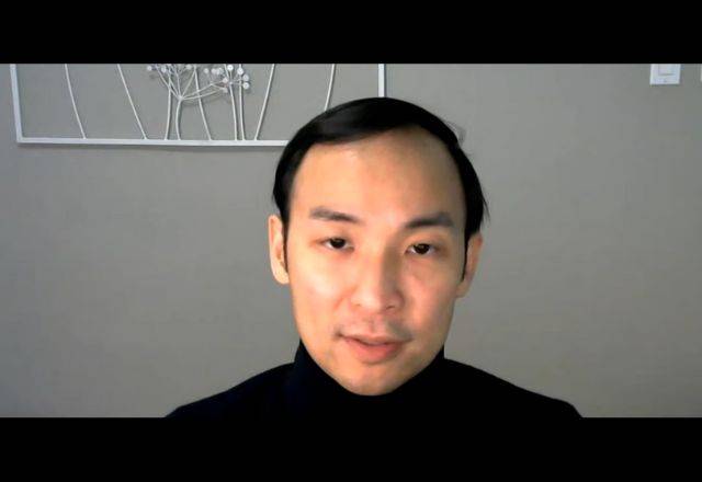 David Duong, head Global de Research da Coinbase em entrevista para o Onde Investir 2025 (Foto: InfoMoney)