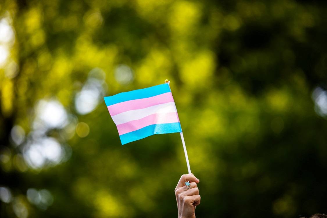 Bandeira representativa da comunidade trans em Nova York, EUA
24/5/2019 REUTERS/Demetrius Freeman/Arquivo