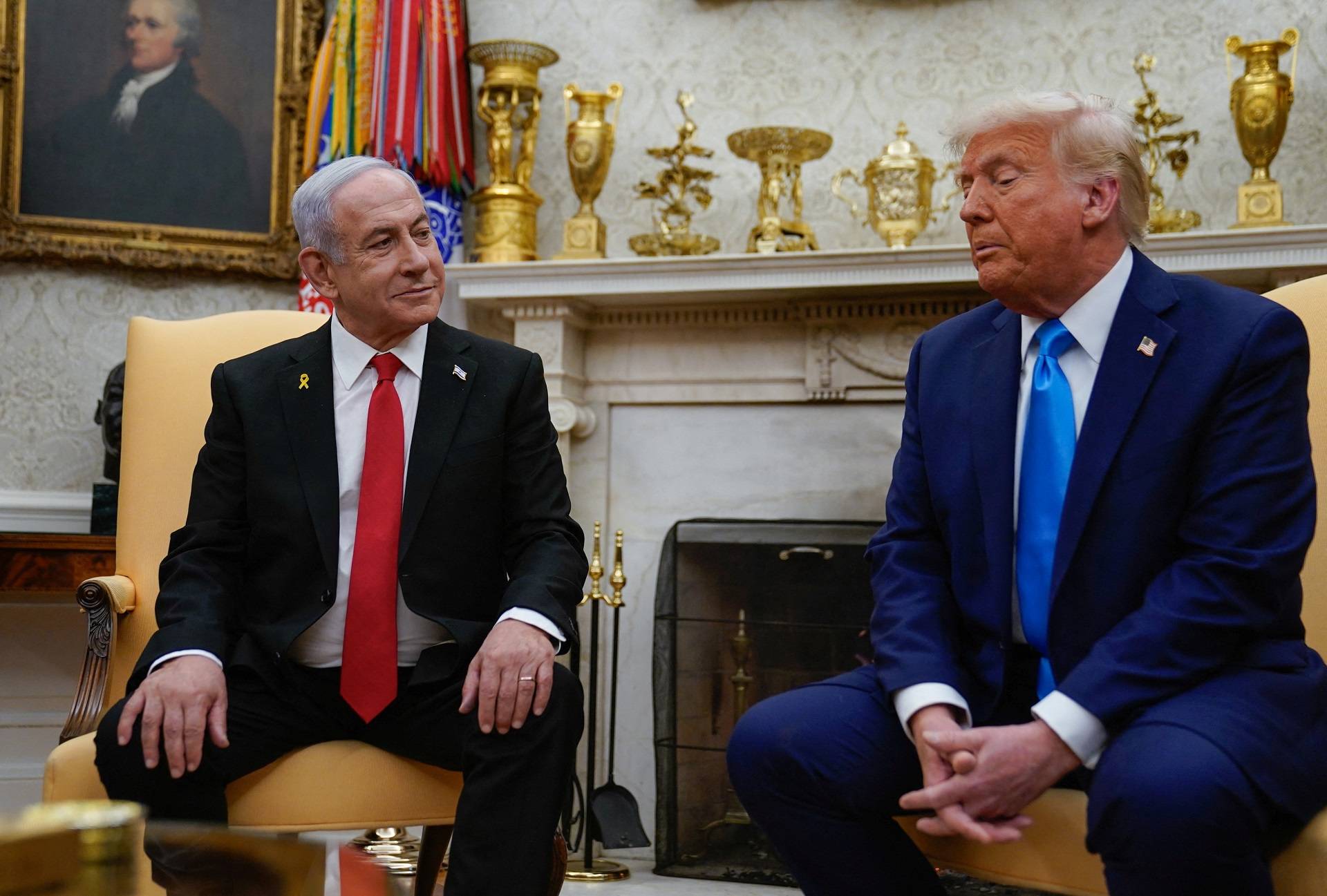 Trump e Netanyahu se reúnem na Casa Branca
04/02/2025
REUTERS/Elizabeth Frantz