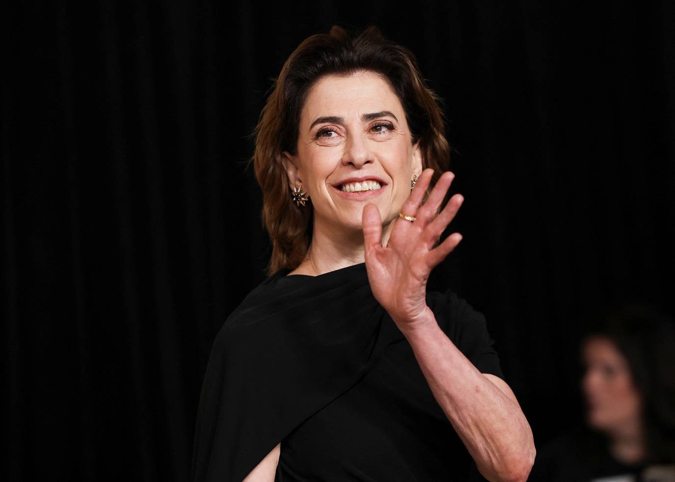 A atriz indicada ao Oscar de Melhor Atriz, Fernanda Torres, participa da recepção da Academia de Artes e Ciências Cinematográficas para os indicados ao 97º Oscar em Los Angeles, EUA, em 25 de fevereiro de 2025. REUTERS/Mario Anzuoni