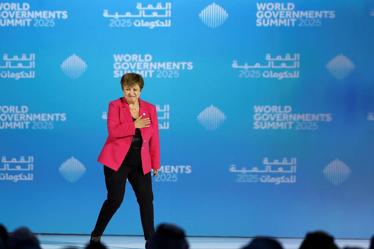 Diretora-gerente do FMI,  Kristalina Georgieva, participa de evento em Dubai, Emirados Árabes
11/02/2025
REUTERS/Amr Alfiky