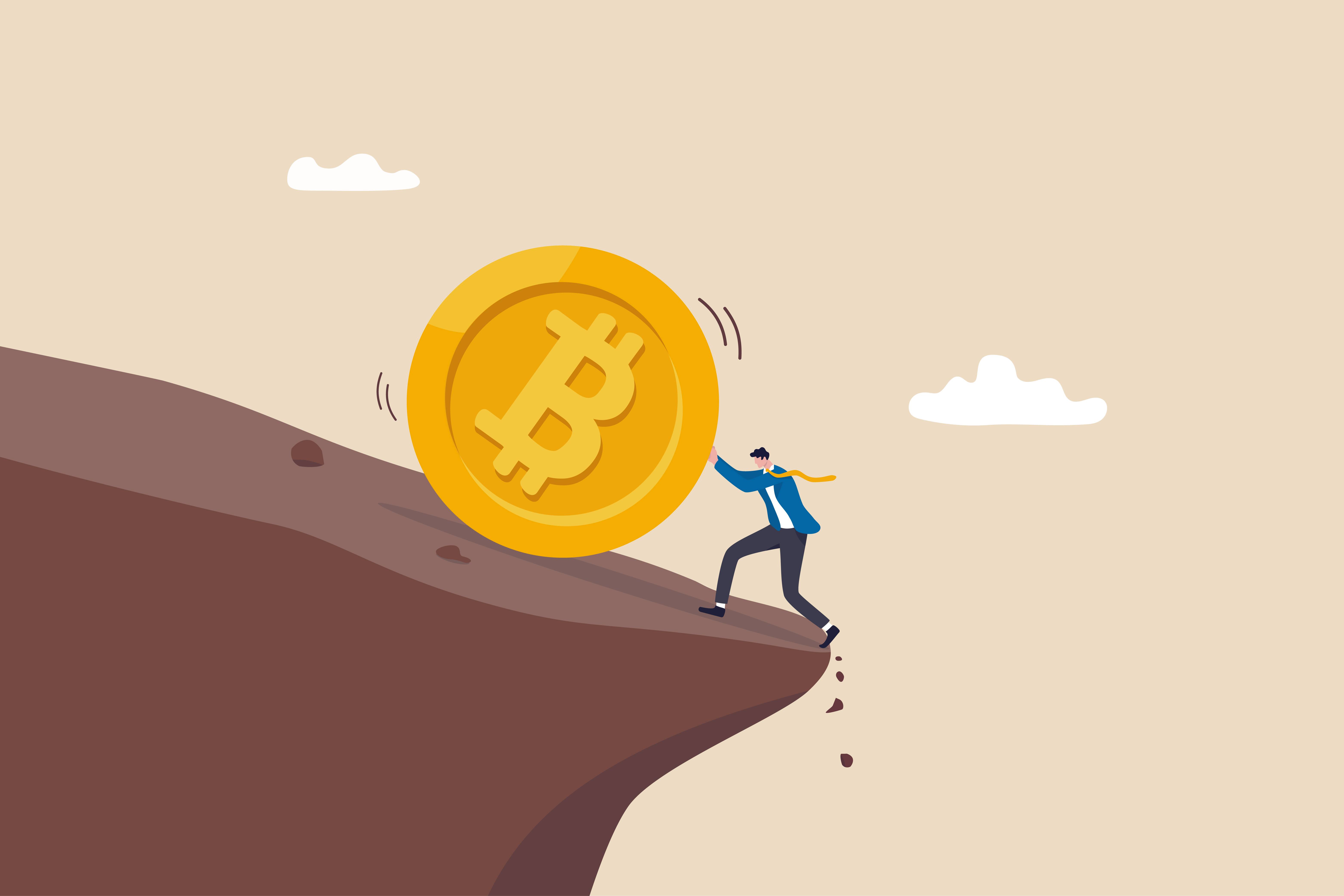 Bitcoin tem quedas na cotação. (Foto: Nuthawut Somsuk/Getty Images)