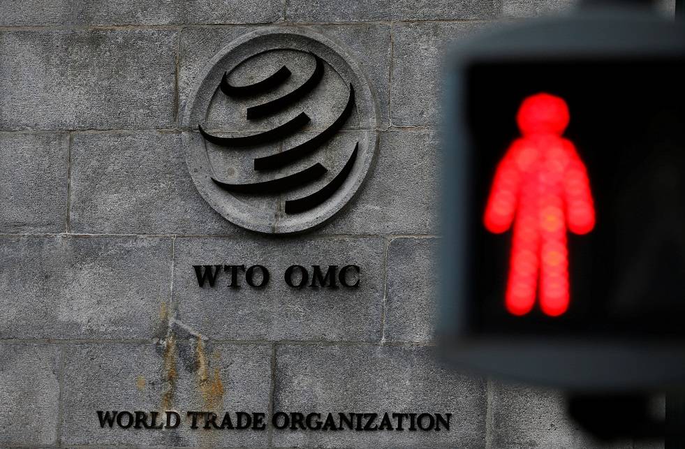 Logo da OMC na sede da instituição, em Genebra, na Suíça
09/12/2019
REUTERS/Denis Balibouse