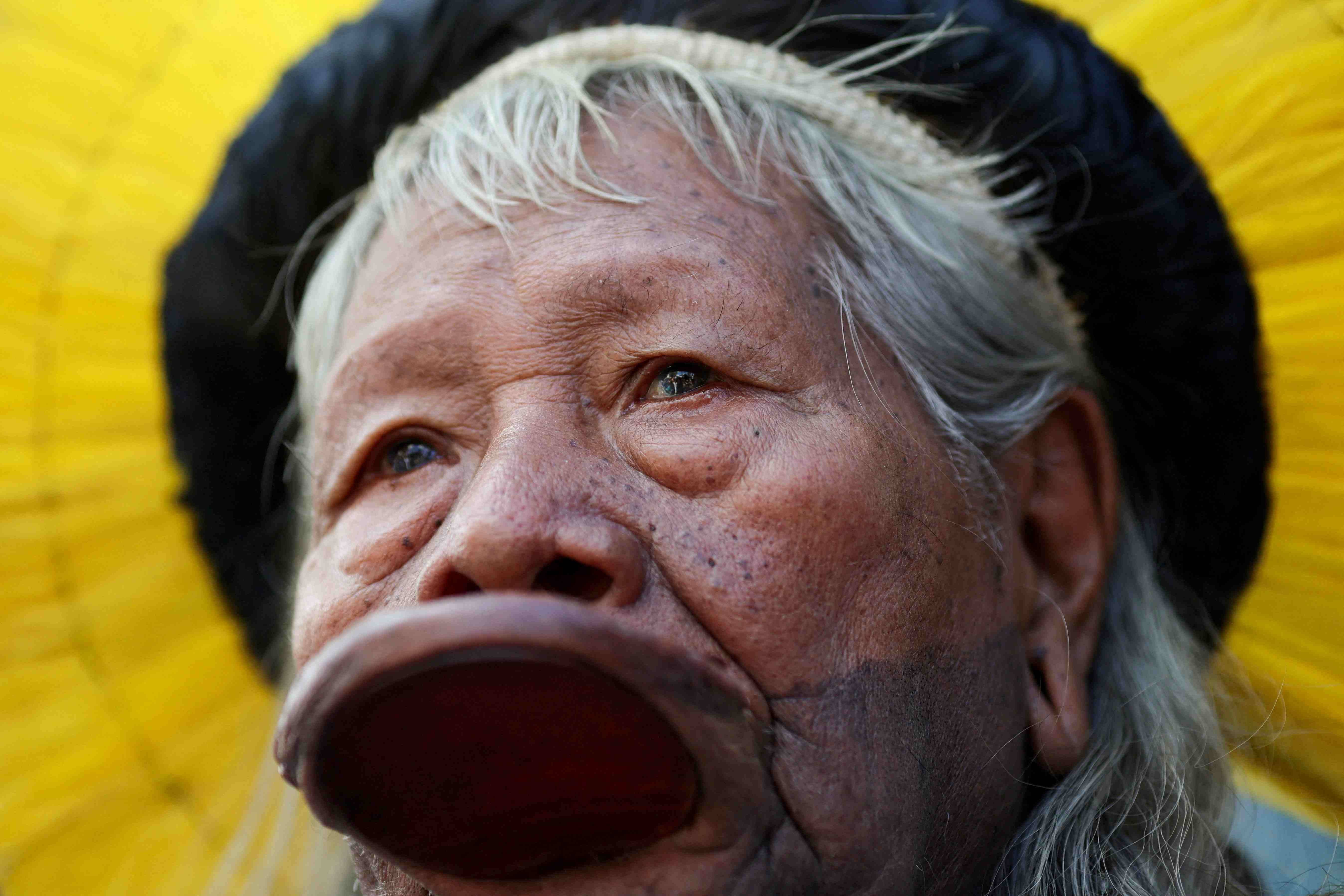 Cacique Raoni Metuktire. REUTERS/Adriano Machado