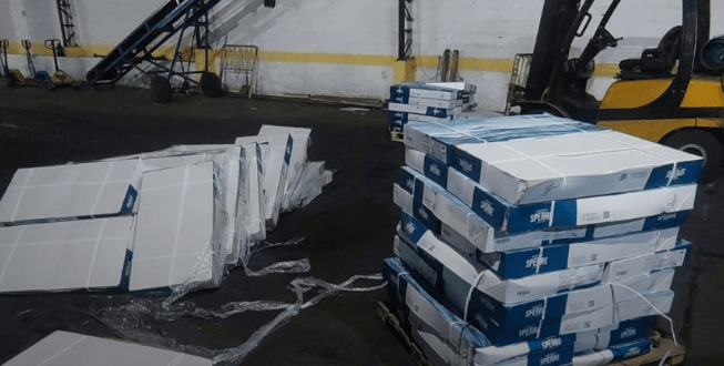 Polícia Militar recupera carga de bacalhau avaliada em R$2 milhões (Foto: divulgação)