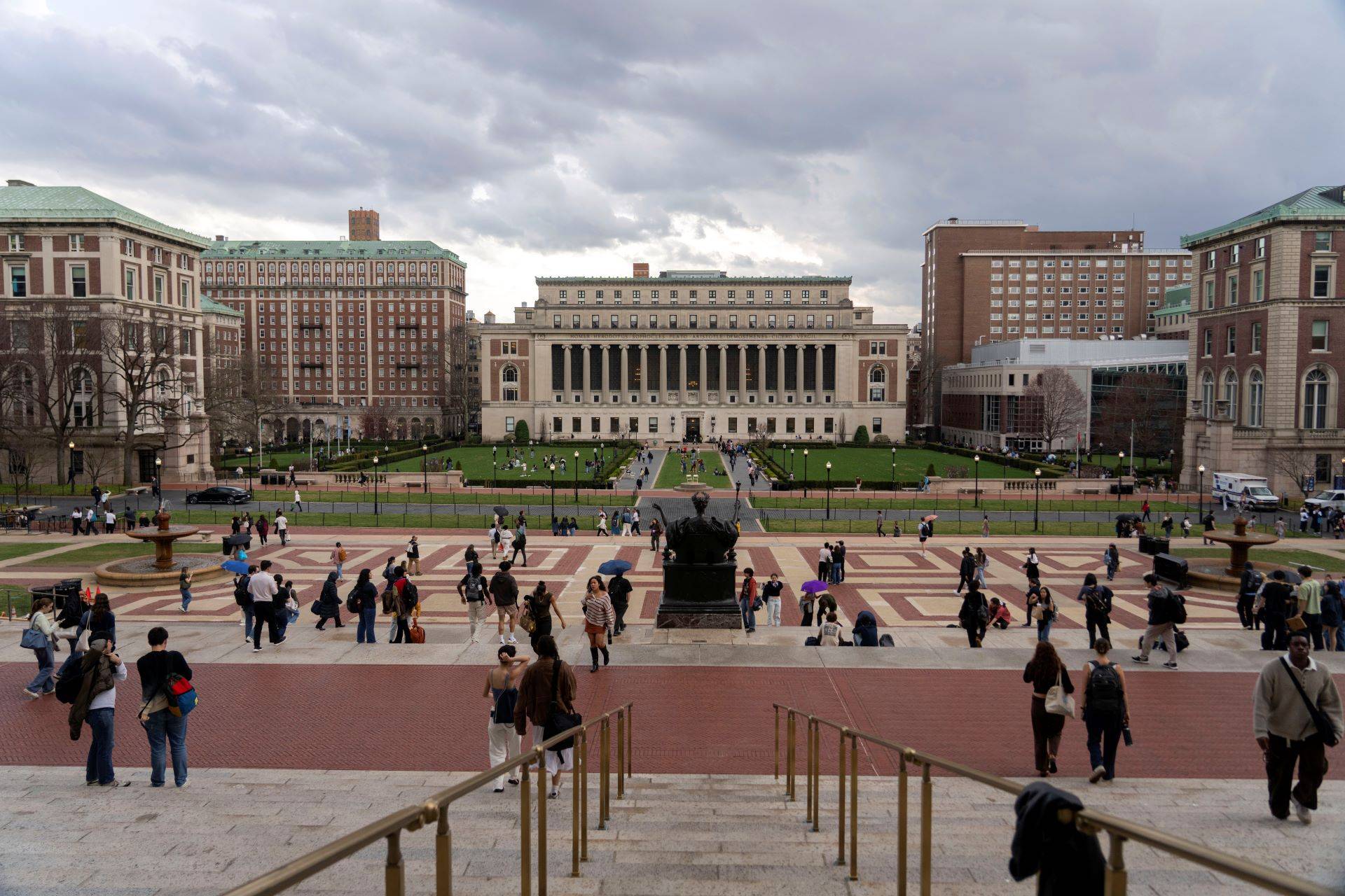 Campus da Columbia University, em Nova York – 31/03/2025 (Foto: Hiroko Masuike/The New York Times)